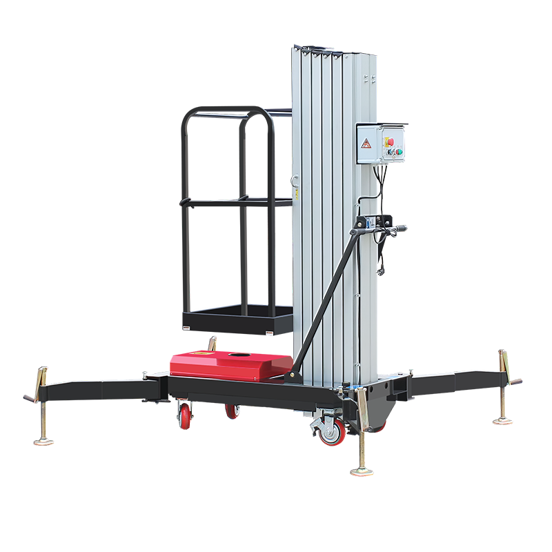 AWP1 Aluminium Push-Around Vertical Lif-Lift Seorang Lelaki