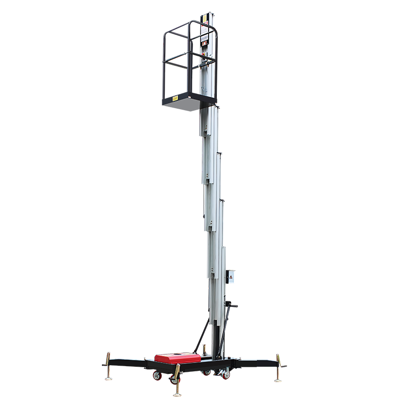 AWP1 Aluminium Push-Around Vertical Lif-Lift Seorang Lelaki